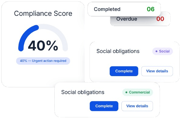 LegalTrack Compliance Dashboard